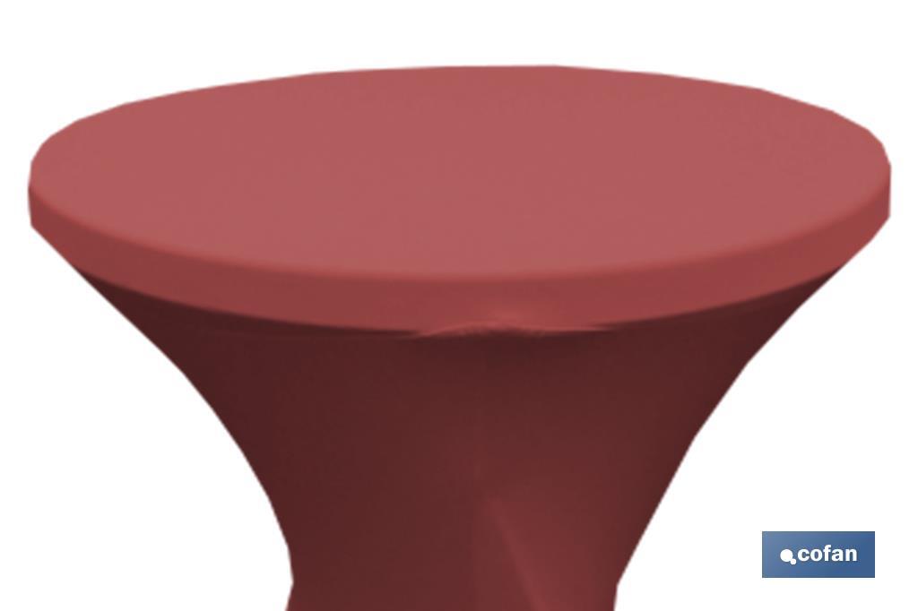 CUBIERTA DE MESA BAR ROJA 2 CUBIERTA DE MESA BAR ROJA - Imagen 2