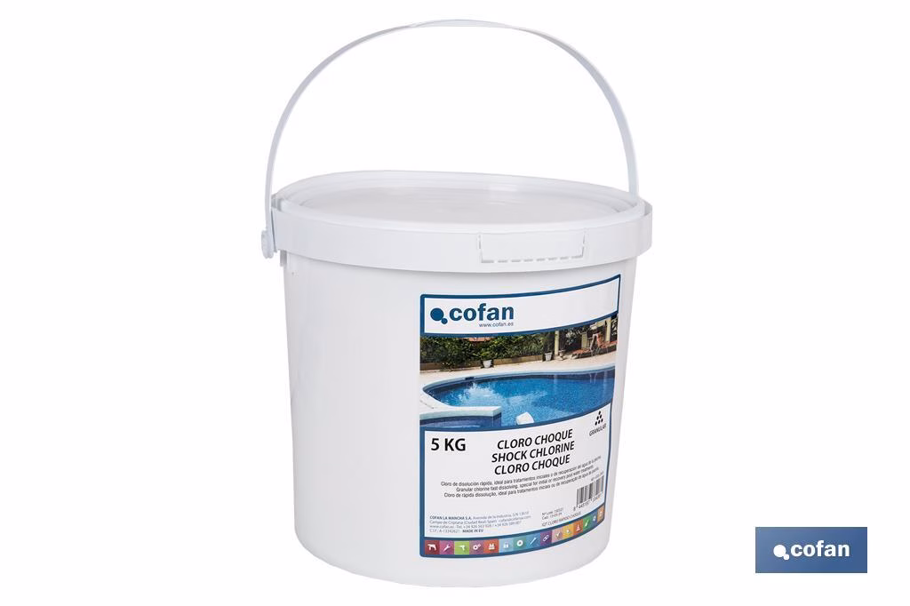 CLORO CHOQUE 5 KG COFAN 2 CLORO CHOQUE 5 KG COFAN - Imagen 2