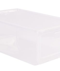 ZAPATERO APILABLE TRANSPARENTE 35,5 X 24,5 X 13,5 CM