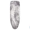 FUNDA ACOLCHADA PARA TABLA DE PLANCHAR 135 X 53 CM RAMAS GRIS BITONAL