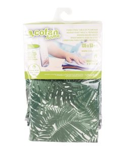FUNDA ACOLCHADA PARA TABLA DE PLANCHAR 135 x 53 CM RAMAS VERDES