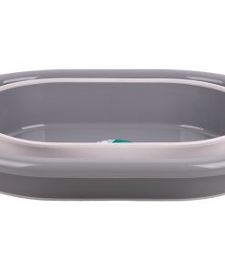 BARREÑO PLEGABLE GRIS/BLANCO 18 L 5 BARREÑO PLEGABLE GRIS/BLANCO 18 L