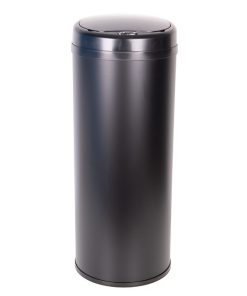 CUBO DE BASURA  NEGRO CON SENSOR Y CUBO INTERIOR 50 L 30,5 X 78 CM