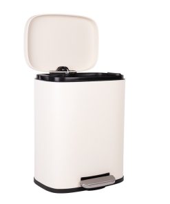 Alternative view of CUBO DE BASURA BEIGE CON PEDAL Y CUBO INTERIOR 20 L 34,2 X 29,3 X 44 CM