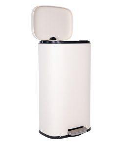 Alternative view of CUBO DE BASURA BEIGE CON PEDAL Y CUBO INTERIOR 30 L 34,2 X 29,3 X 63,5 CM