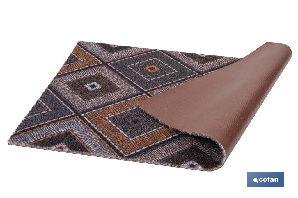 FELPUDO CON ESTAMPADO DIGITAL ROMBOS 50 x 70 CM 4 FELPUDO CON ESTAMPADO DIGITAL ROMBOS 50 x 70 CM - Imagen 4