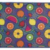 FELPUDO CON ESTAMPADO DIGITAL FRUTAS 50 x 70 CM