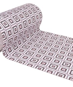 Inicio 26 ROLLO DE ALFOMBRA EN CUADROS CROCHET 50% ALGODÓN 50% POLIÉSTER 50 CM X 15 M