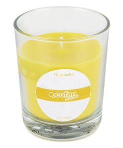 Alternative view of VELA AROMÁTICA DE CITRONELA EN VASO TRANSPARENTE 120 G
