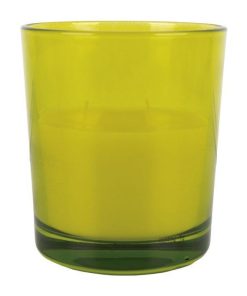 VELA AROMÁTICA DE CITRONELA VASO DECORADO 200 G