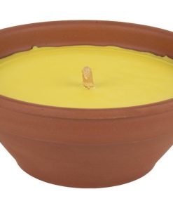 VELA AROMÁTICA DE CITRONELA RECIPIENTE TERRACOTA 300 G