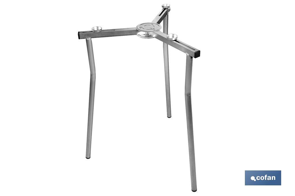TRÍPODE REGULABLE PARA QUEMADOR ALTURA 70 CM 1 TRÍPODE REGULABLE PARA QUEMADOR ALTURA 70 CM