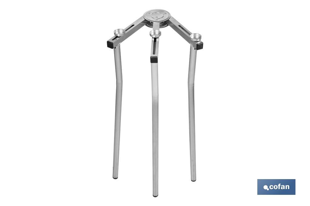 TRÍPODE REGULABLE PARA QUEMADOR ALTURA 70 CM 2 TRÍPODE REGULABLE PARA QUEMADOR ALTURA 70 CM - Imagen 2