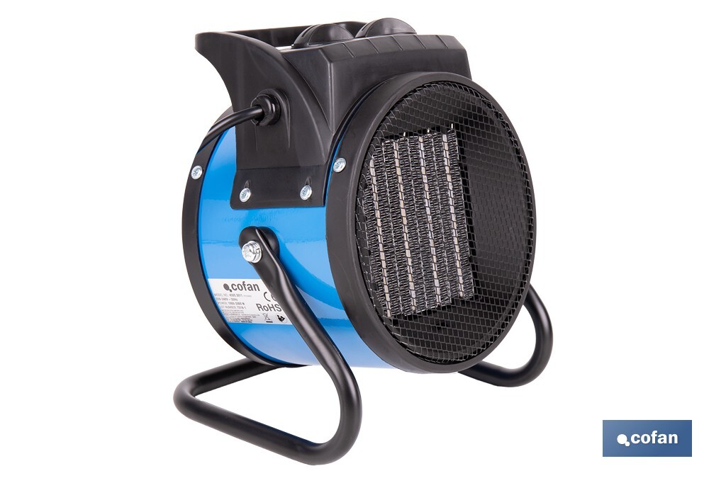 CALEFACTOR CERÁMICO INDUSTRIAL 1000/2000 W 2 CALEFACTOR CERÁMICO INDUSTRIAL 1000/2000 W - Imagen 2
