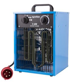 CALEFACTOR INDUSTRIAL DE 400 V TRIFÁSICO 30/2500/5000 W