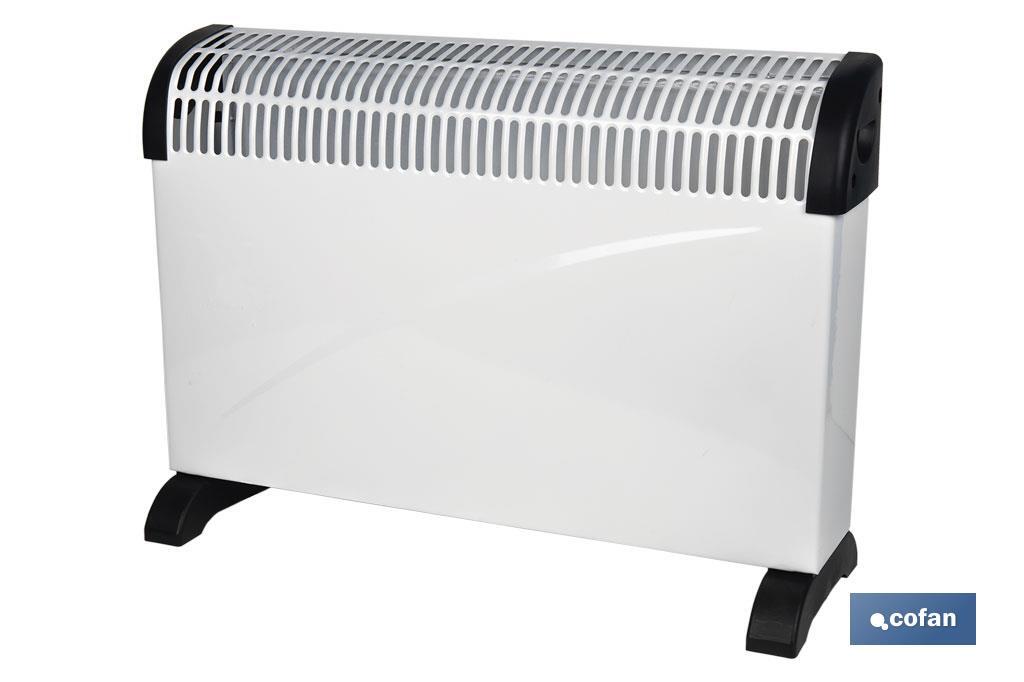 CONVECTOR CON TERMOSTATO REGULABLE 750/1250/2000 W 3 CONVECTOR CON TERMOSTATO REGULABLE 750/1250/2000 W - Imagen 3