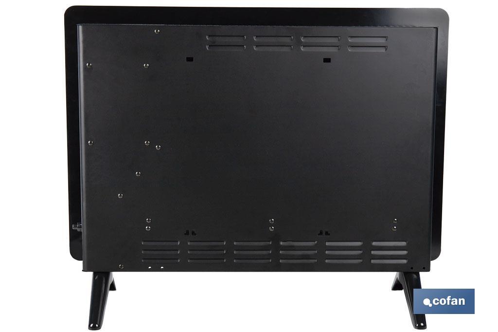 CONVECTOR DE PANEL DE VIDRIO PANTALLA LED 1500 W 4 CONVECTOR DE PANEL DE VIDRIO PANTALLA LED 1500 W - Imagen 4