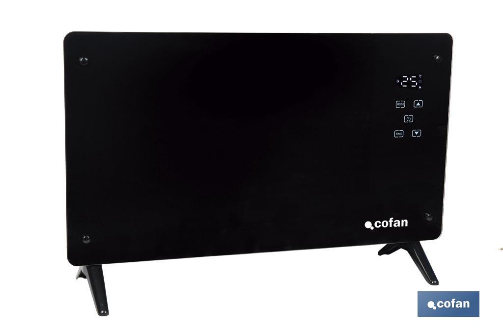 CONVECTOR DE PANEL DE VIDRIO PANTALLA LED 2000 W 1 CONVECTOR DE PANEL DE VIDRIO PANTALLA LED 2000 W