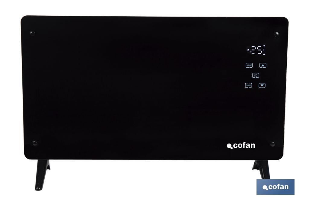 CONVECTOR DE PANEL DE VIDRIO PANTALLA LED 2000 W 2 CONVECTOR DE PANEL DE VIDRIO PANTALLA LED 2000 W - Imagen 2