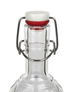 BOTELLA DE VIDRIO TRANSPARENTE CIERRE DE ESTRIBO 1 L VENTA UNITARIA - Imagen 3