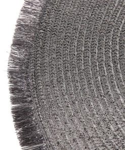 Alternative view of BAJOPLATO REDONDO DE COLOR PLATA MEDIDA 38 CM