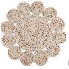 BAJOPLATO FORMA CIRCULOS  FIBRA NATURAL MEDIDA 35 CM