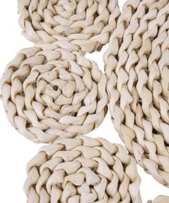 Alternative view of BAJOPLATO FORMA CIRCULOS  FIBRA NATURAL MEDIDA 35 CM