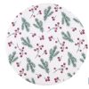 BAJOPLATO REDONDO ESTAMPADO HOJAS  MEDIDA 38 CM