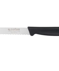 PACK DE 25 CUCHILLOS DE COCINA MICRODENTADO 10,5 cm