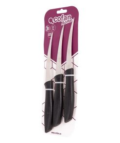 PACK DE 3 CUCHILLOS PARA FRUTA Y VERDURA 21 CM