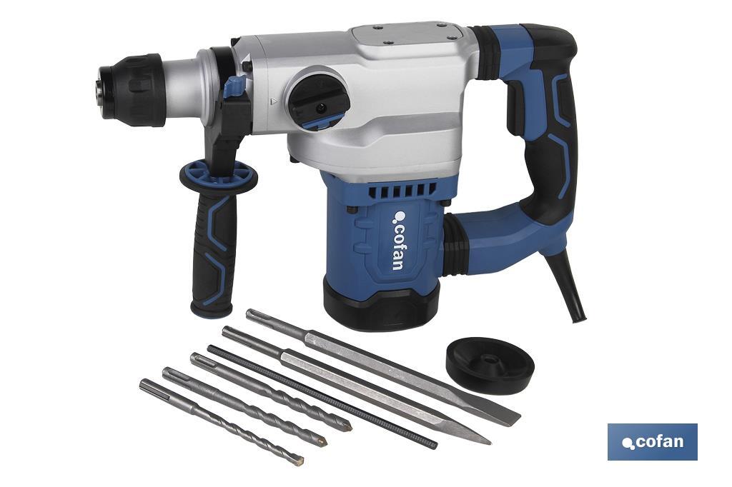 TALADRO MARTILLO PERFORADOR 1500 W, SDS PLUS 4 TALADRO MARTILLO PERFORADOR 1500 W, SDS PLUS - Imagen 4