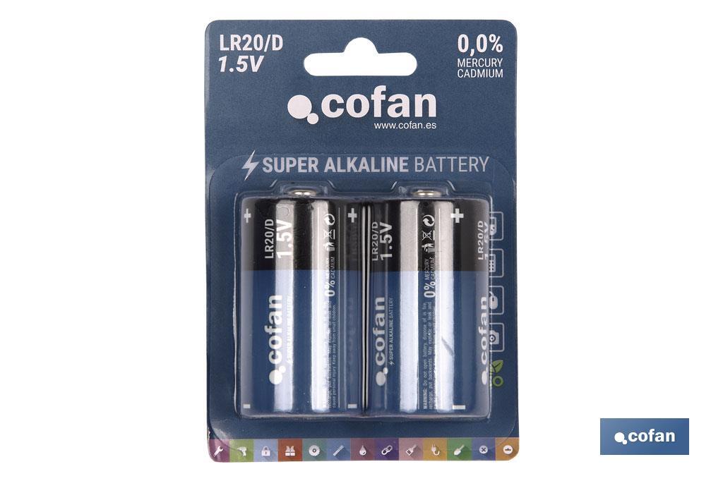 BLÍSTER DE 2 PILAS ALCALINAS LR20/D VENTA UNITARIA 3 BLÍSTER DE 2 PILAS ALCALINAS LR20/D VENTA UNITARIA - Imagen 3