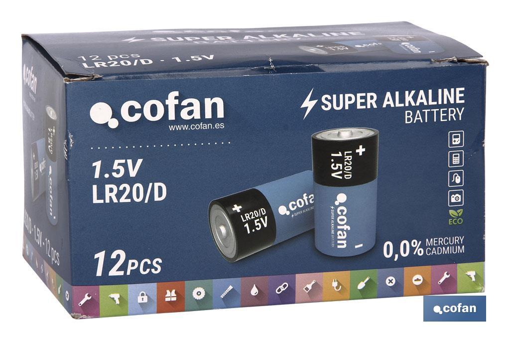 BLÍSTER DE 2 PILAS ALCALINAS LR20/D VENTA UNITARIA 2 BLÍSTER DE 2 PILAS ALCALINAS LR20/D VENTA UNITARIA - Imagen 2