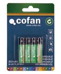 BLISTER 4 PILAS RECARGABLES AAA 900mAh