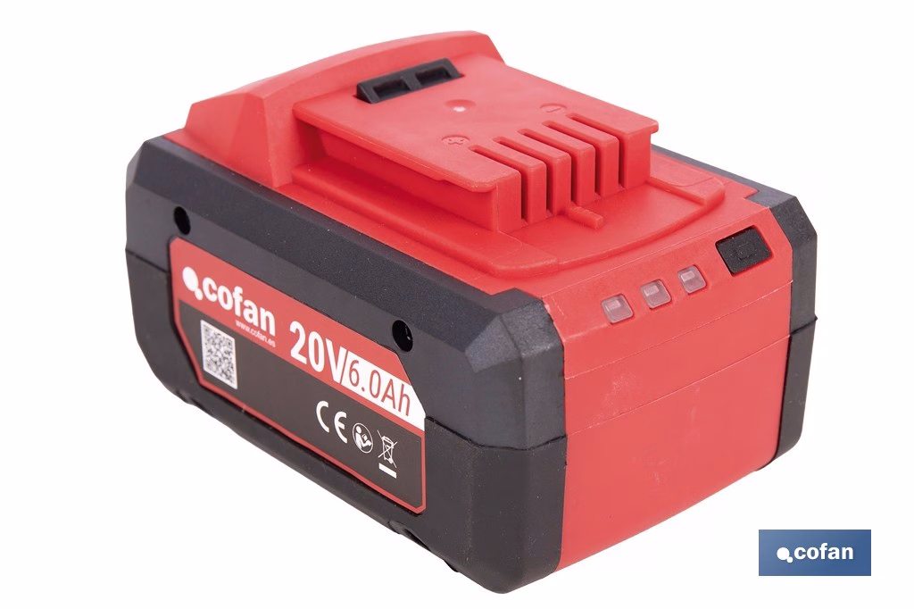 BATERÍA RECARGABLE Li-ion 20 V 6.0Ah - Imagen 2