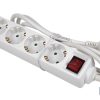 BASE MÚLTIPLE 4T. 1,4M CABLE C/INT. (16A-250V) 3 BASE MÚLTIPLE 4T. 1,4M CABLE C/INT. (16A-250V)