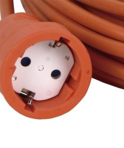 Alternative view of PROLONGADOR BIPOLAR CON T/T LATERAL 16A250V CABLE 25M NARANJA