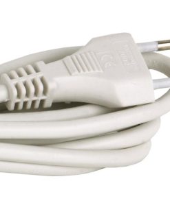Alternative view of PROLONGADOR BIPOLAR 10A250V ESPIGAø4 CABLE 3M BLANCO