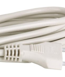 Alternative view of PROLONGADOR BIPOLAR 10A250V ESPIGAø4 CABLE 5M BLANCO