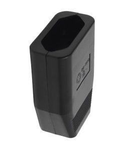 BASE ENCHUFE BIPOLAR AEREA NEGRA (10A-250V)