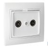 TOMA TV/RADIO EMPOTRAR BLANCO MODELO PACIFIC 7 TOMA TV/RADIO EMPOTRAR BLANCO MODELO PACIFIC