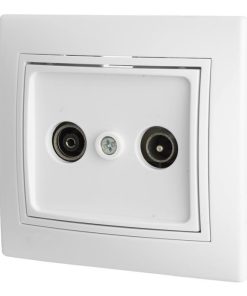 Alternative view of TOMA TV/RADIO EMPOTRAR BLANCO MODELO PACIFIC