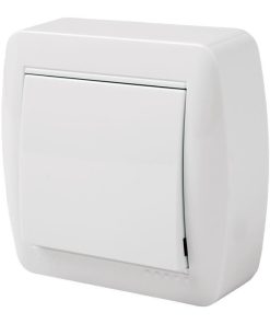 Alternative view of CONMUTADOR-INTERRUPTOR SUPERFICIE MODELO ATLANTIS 10A BLANCO