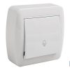 PULSADOR CAMPANA SUPERFICIE MODELO ATLANTIS 10A BLANCO