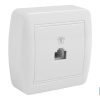 BASE TELEFONO RJ11 SUPERFICIE BLANCO MODELO ATLANTIS 6 BASE TELEFONO RJ11 SUPERFICIE BLANCO MODELO ATLANTIS