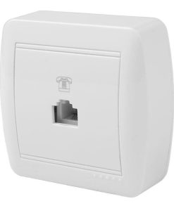 Alternative view of BASE TELEFONO RJ11 SUPERFICIE BLANCO MODELO ATLANTIS