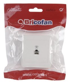 BASE TELEFONO RJ11 SUPERFICIE BLANCO MODELO ATLANTIS