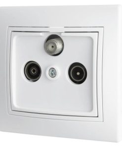 Alternative view of TOMA FINAL TV-SATÉLITE-RADIO MODELO PACIFIC 83X81 BLANCO