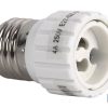 PORTALAMPARAS ADAPTADOR E27 - GU10