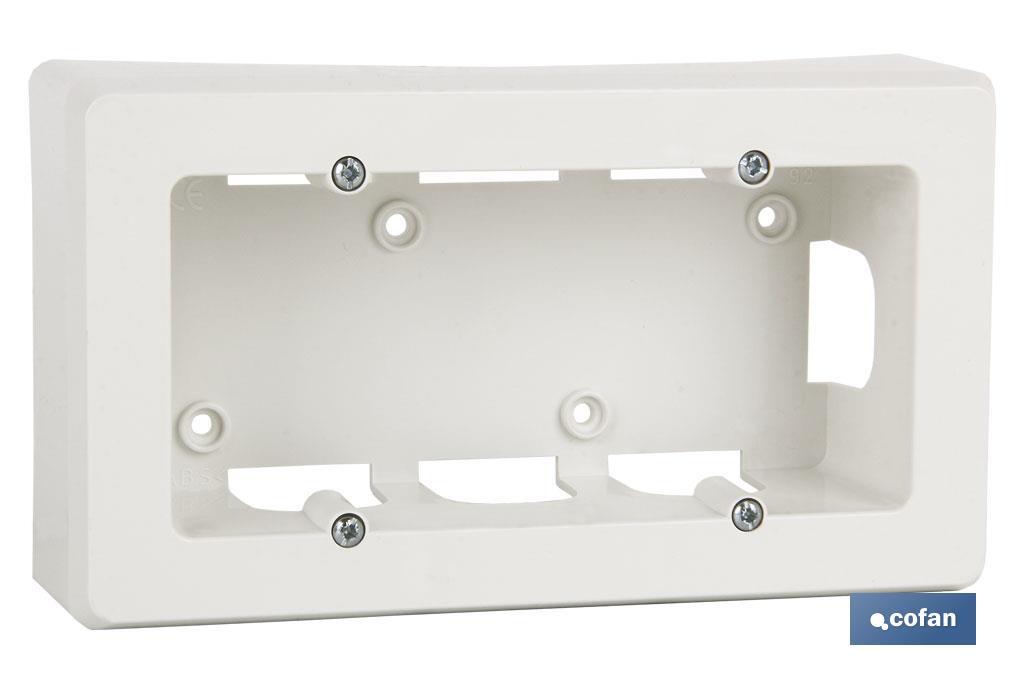 ZÓCALO SUPERFICIE 253X96X43 PARA 3 ELEMENTO. BLANCO 3 ZÓCALO SUPERFICIE 253X96X43 PARA 3 ELEMENTO. BLANCO - Imagen 3
